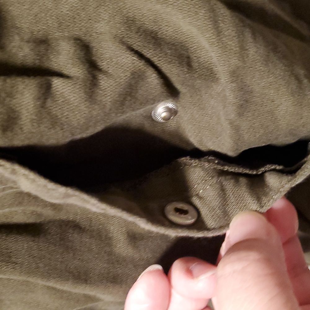 Old Navy Olive Green Women's Zip Down Drawstring Jacket - Size XXL - Picture 6 of 12